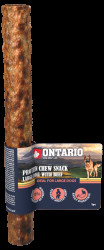 Ontario Protein žvýkací pamlsek velká rolka s hovězím