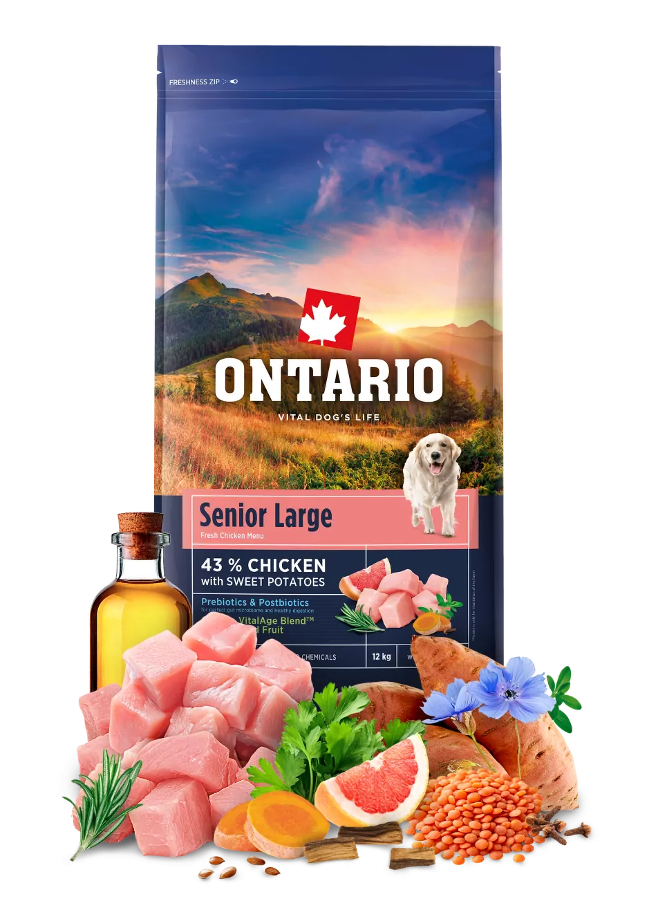 Ontario Senior Large Chicken & Sweet Potatoes 12kg