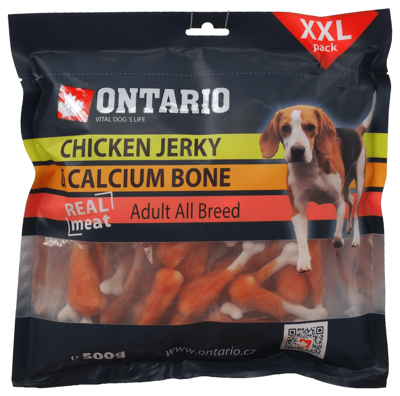 Ontario Snack Chicken Jerky + Calcium 500g