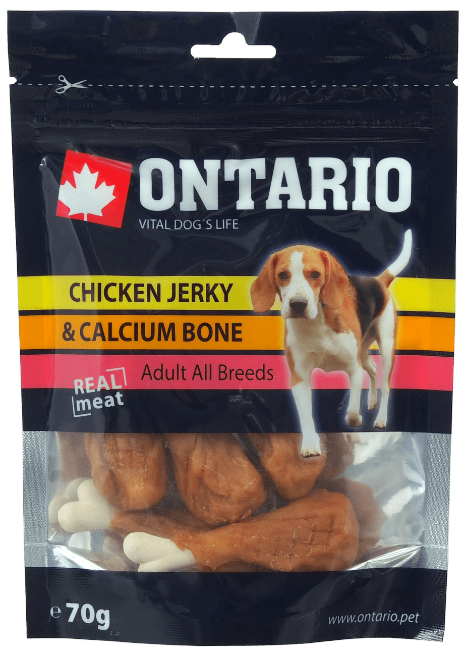 Ontario Snack Chicken Jerky + Calcium 70g
