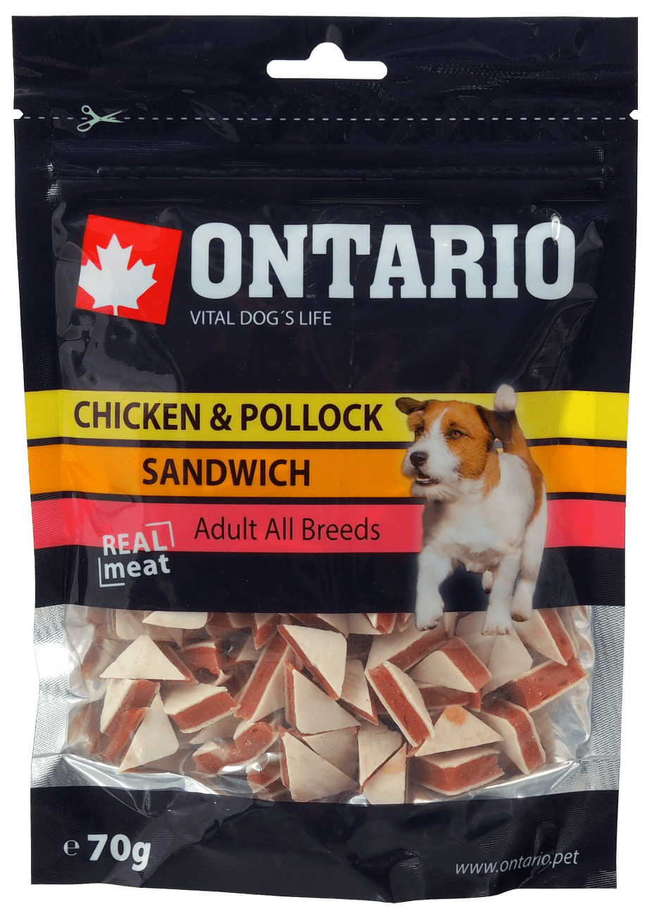 Ontario Snack Chicken Jerky Sandwich 70g