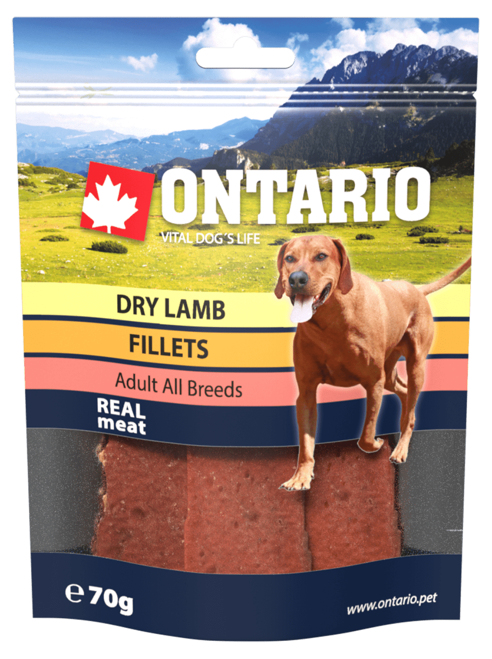 Ontario Snack Dry Lamb Fillet 70g