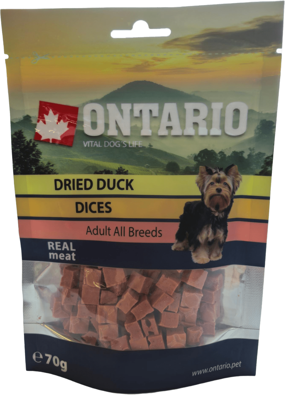 Ontario Snack Duck Dice Small dog 70 g