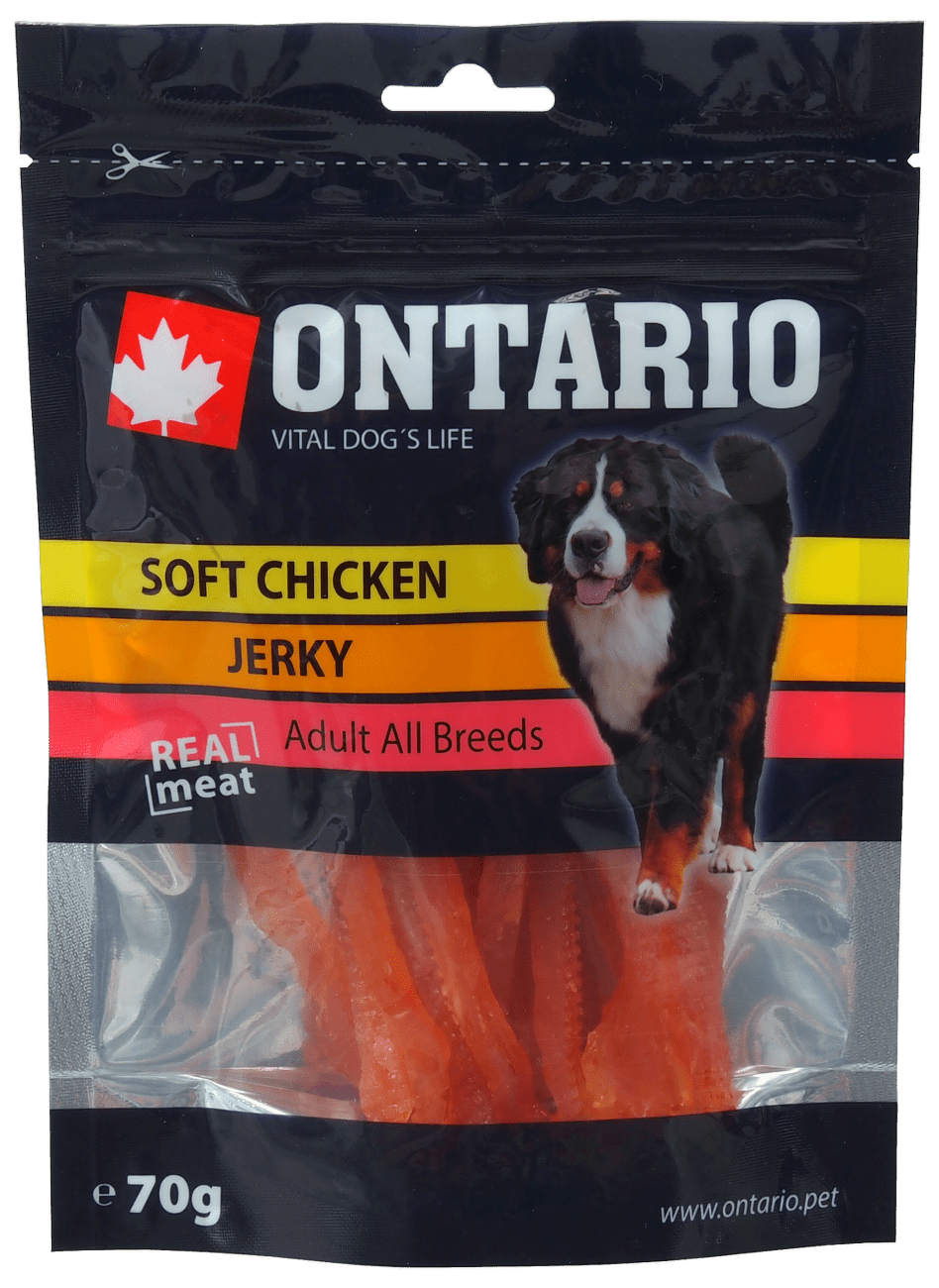 Ontario Snack Soft Chicken Jerky 70 g