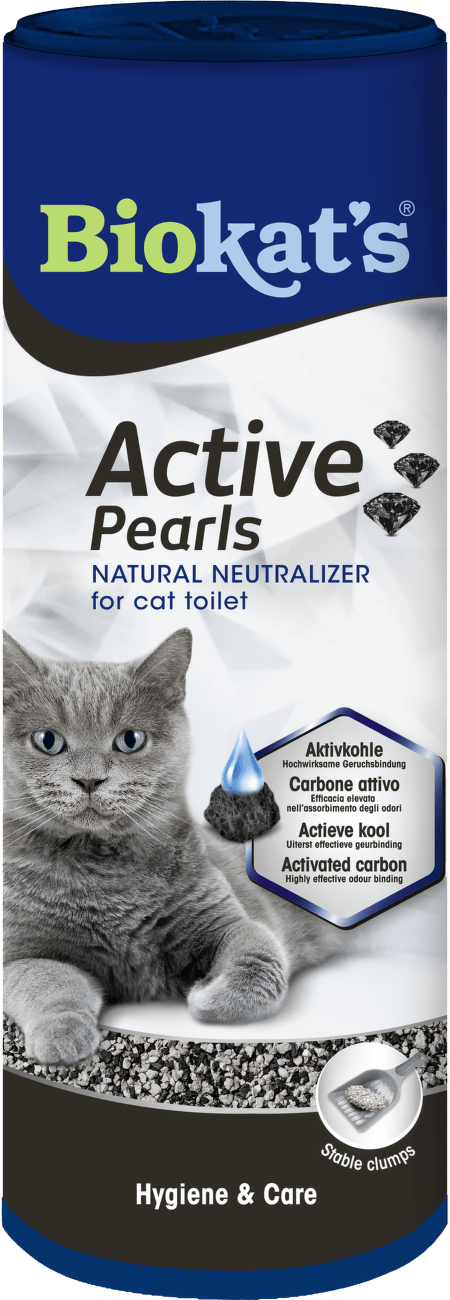Osvěžovač WC Biokat's Active Pearls uhlí 700 ml