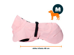PAIKKA Light pláštěnka růžová M | 45 cm