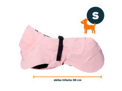 PAIKKA Light pláštěnka růžová S | 30 cm