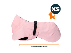PAIKKA Light pláštěnka růžová XS | 20 cm