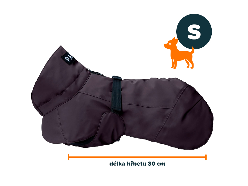 PAIKKA zimní bunda šedá S | 30 cm