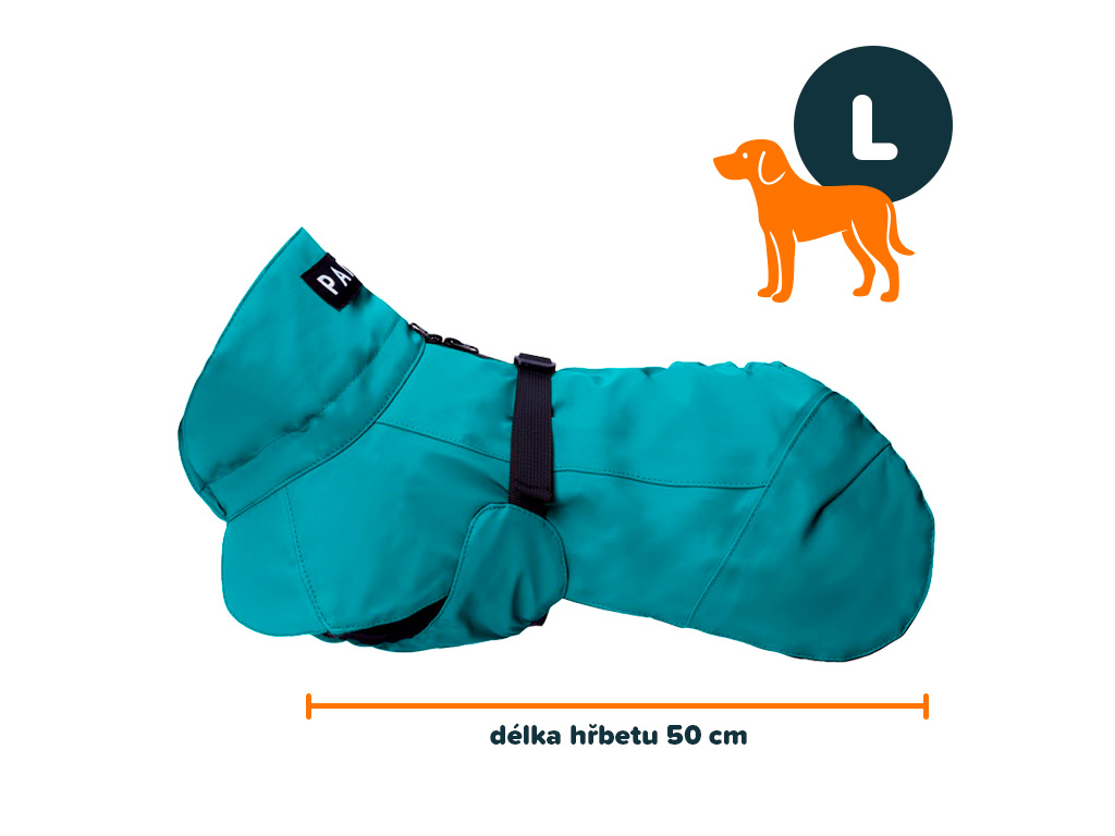 PAIKKA zimní bunda zelená L | 50 cm
