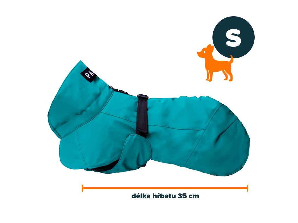 PAIKKA zimní bunda zelená S | 35 cm