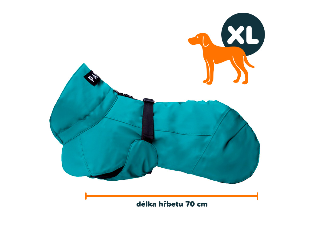 PAIKKA zimní bunda zelená XL | 70 cm