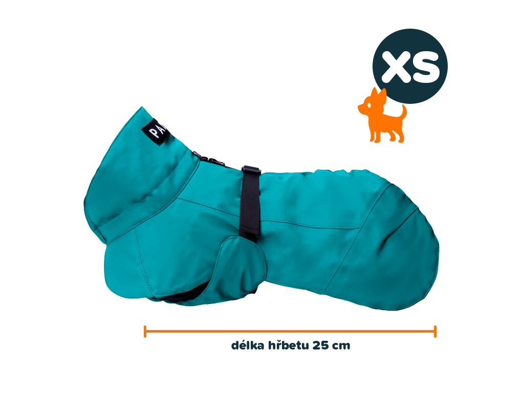 PAIKKA zimní bunda zelená XS | 25 cm