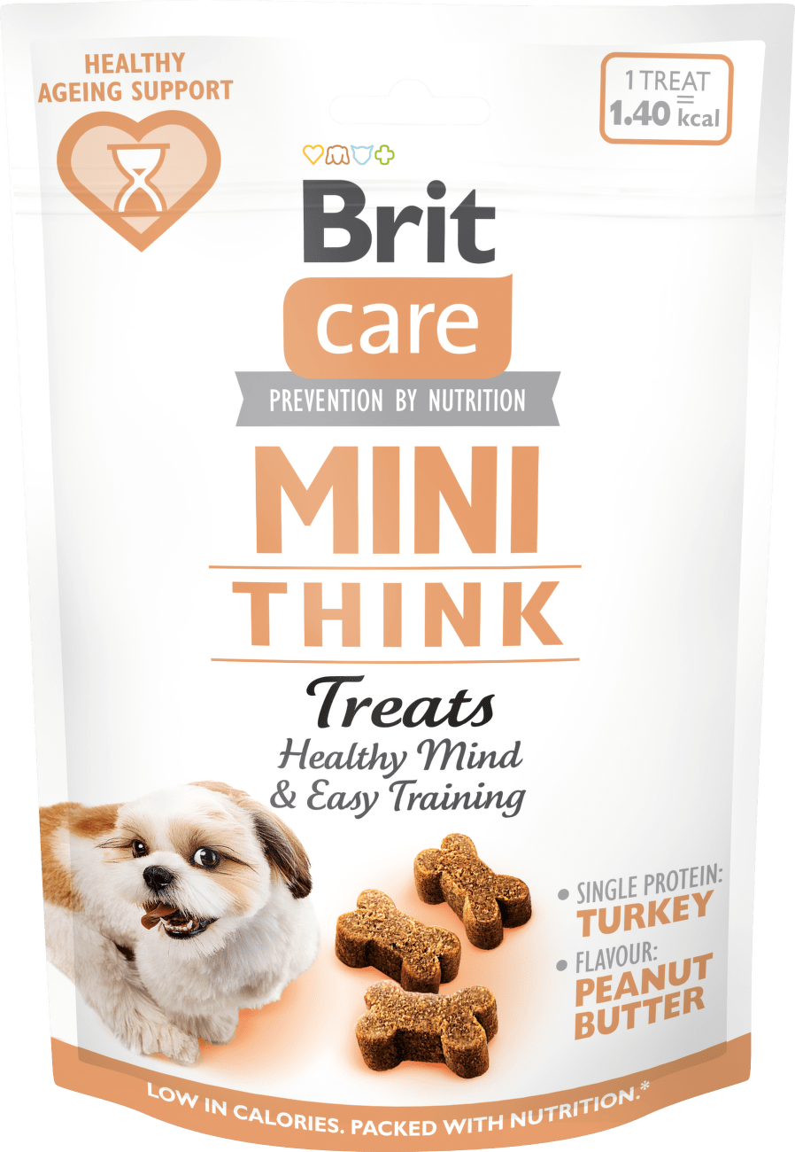 Pamlsek Brit Care Dog Mini treats Think 50 g