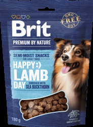 Pamlsek Brit Premium by Nature Dog Semi-moist jehněčí s rakytníkem 180 g