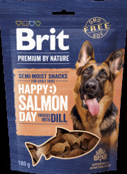 Pamlsek Brit Premium by Nature Dog Semi-moist losos s koprem 180 g