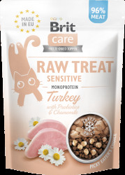 Pamlsek Brit RAW Cat Sensitive krůta 40 g