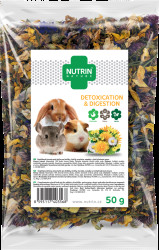 Pamlsek NUTRIN Nature Detoxication & Digestion pro hlodavce 50g