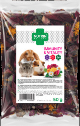 Pamlsek NUTRIN Nature Immunity & Vitality pro hlodavce 50g