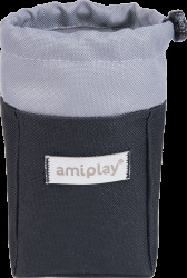 Pamlskovník pro psy Amiplay Samba černý 8 × 6 × 10 cm