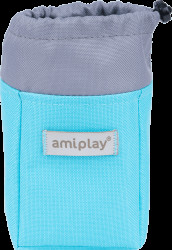 Pamlskovník pro psy Amiplay Samba modrý 8 × 6 × 10 cm