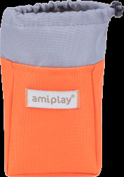 Pamlskovník pro psy Amiplay Samba oranžový 8 × 6 × 10 cm