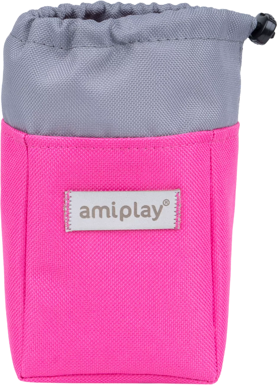 Pamlskovník pro psy Amiplay Samba růžový 8 × 6 × 10 cm