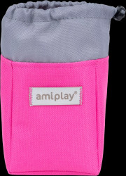 Pamlskovník pro psy Amiplay Samba růžový 8 × 6 × 10 cm