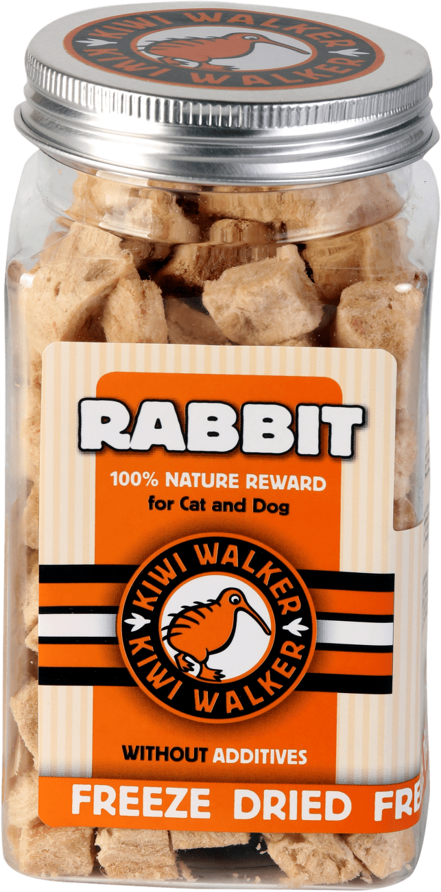 Pamlsky Kiwi Walker Snack mrazem sušený králík 80g
