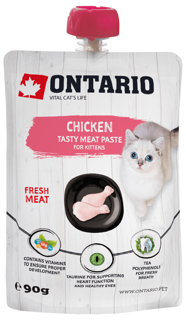 Pasta Ontario Kitten Chicken Fresh Meat Paste 90g