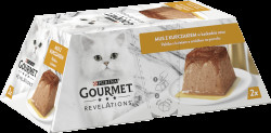 Paštika Gourmet Revelations s kuřetem a omáčkou 2×57 g