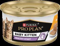 Paštika pro koťata Pro Plan Baby Kitten Healthy Start s kuřetem 85 g