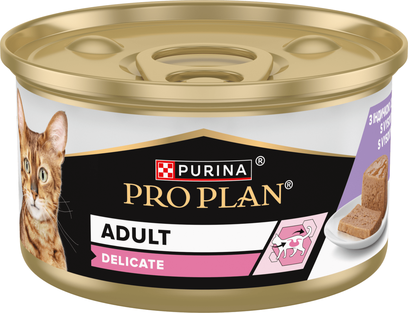 Paštika Pro Plan Cat Delicate s krůtou 85 g