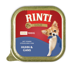 Paštika RINTI GOLD Mini kuře + husa 100 g