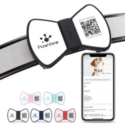 PawView chytrá známka pro psy pánský motýlek | P54834
