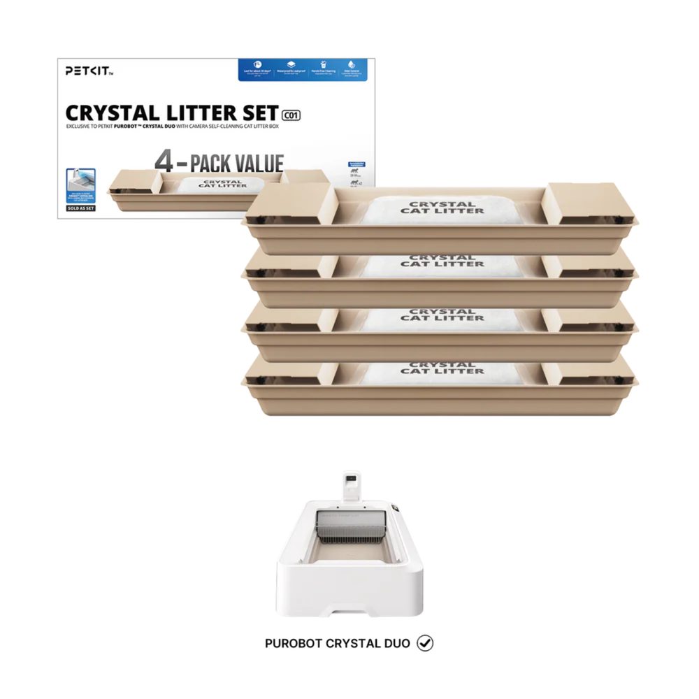 Pektit Krystalické stelivo pro PUROBOT CRYSTAL DUO - 4 ks | Náhradní příslušenství | P58221