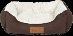 Pelech Scruffs Wilton Box Bed hnědý S 50×40cm