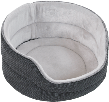 Pelíšek I love pets Agga Luxury tmavě šedý 39cm