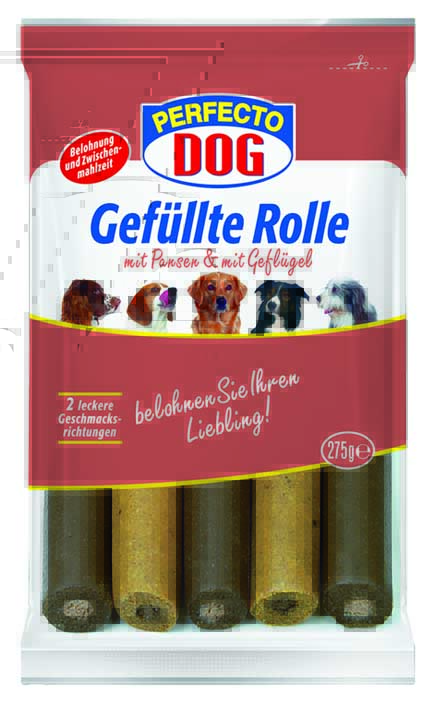 Perfecto Dog měkké rolky hovězí/drůbeží 275 g