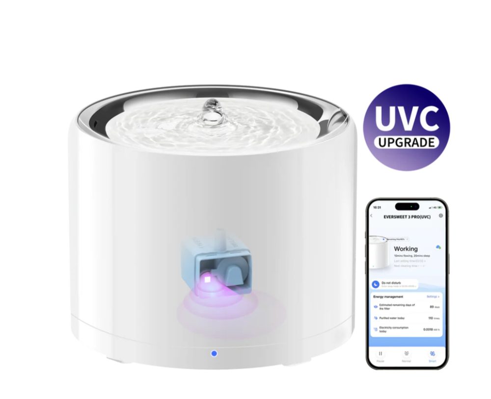 Petkit Eversweet 3 Pro UVC | Chytrá Fontána pro psy a kočky | P55149