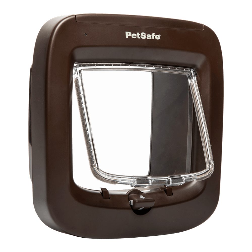 PetSafe® Dvířka pro kočky na mikročip Hnědé
