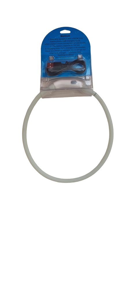 Petwant multicolor svítící obojek - M