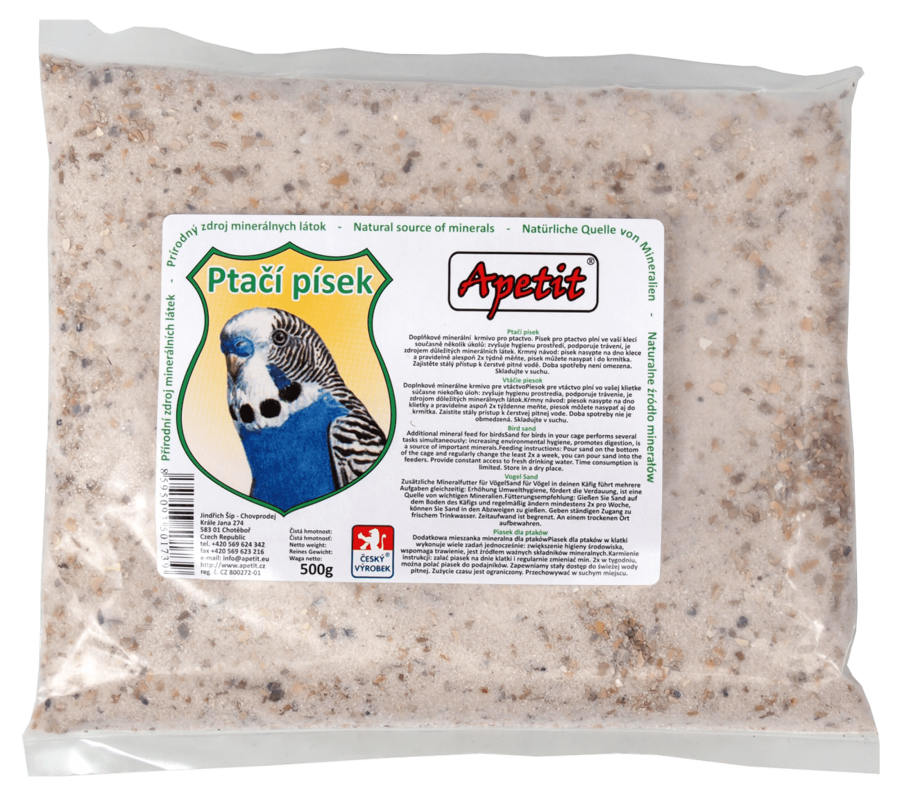 Písek Apetit 500g
