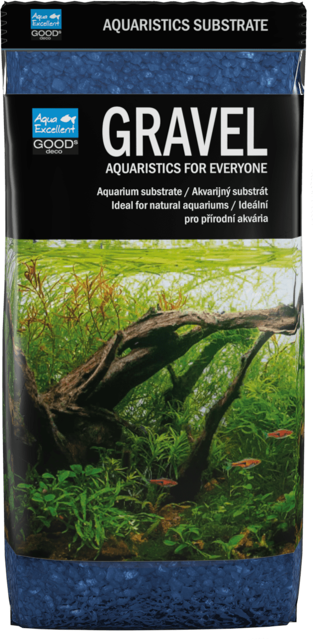Písek Aqua Excellent ledově modrá 3-6mm 1kg
