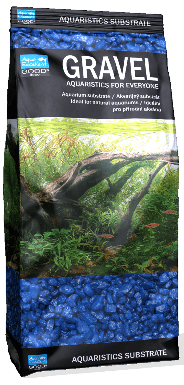Písek Aqua Excellent modrý 3-6mm 1kg