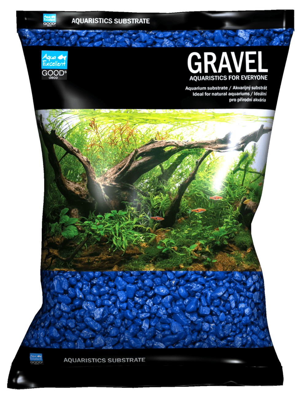 Písek Aqua Excellent modrý 3-6mm 3kg