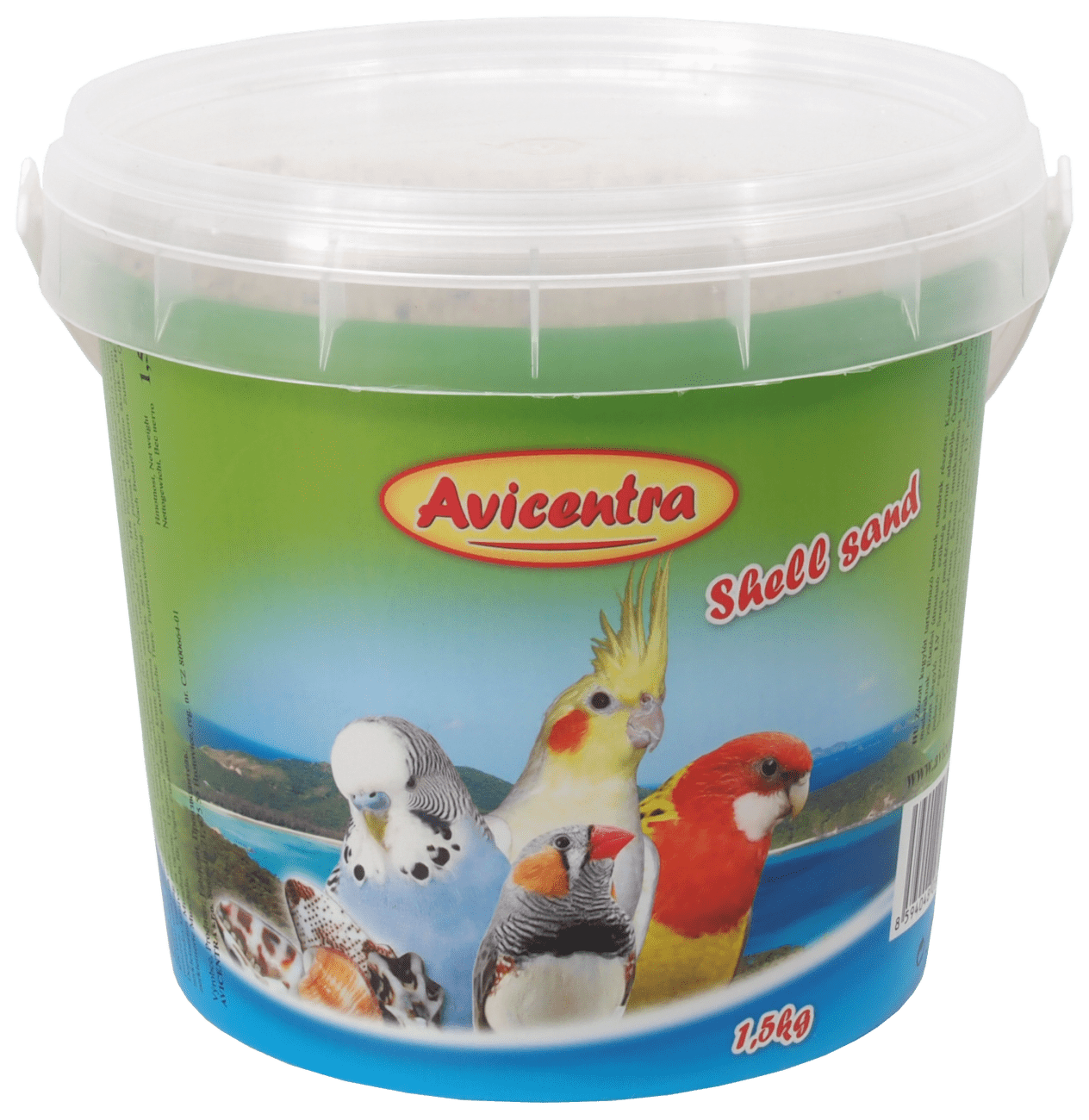 Písek Avicentra s drcenými mušlemi 1,5kg