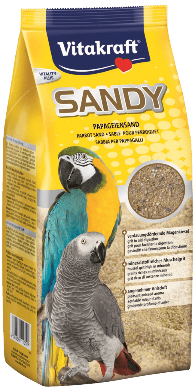 Písek Vitakraft Vita Sandy písek pro velké papoušky 2,5kg