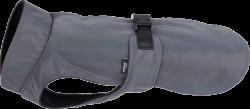 Pláštěnka pro psy Amiplay Petrol reflexní šedá 50 × 55 × 62–72 cm