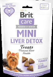 Pochoutka Brit Care Dog Mini treats Liver Detox 50 g